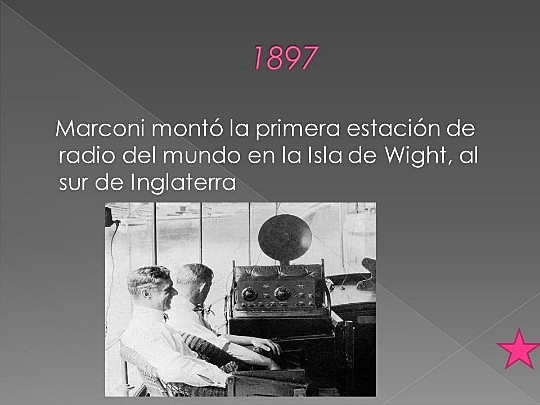 Primera estación de radio del mundo