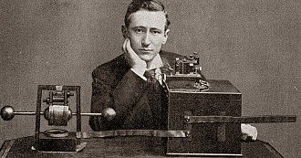 La primera antena radioeléctrica