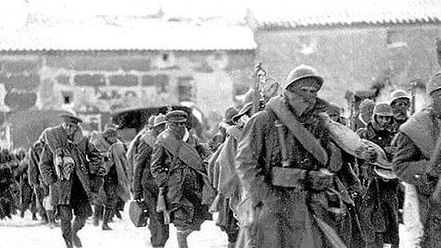 Los franquistas recuperan Teruel