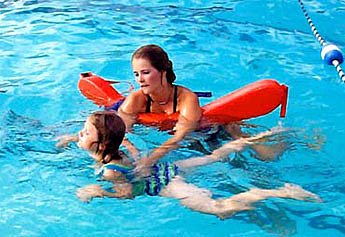 I used to be take swimming lessons. When I was 10