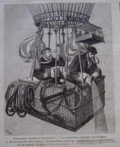 Primer correo llevado por un vehiculo aereo