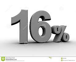 Tarifa general del 16%.