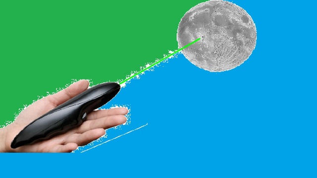 La bondi de la lazer au lune