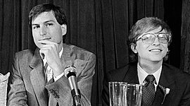 Timeline: Steve Jobs VS Bill Gates