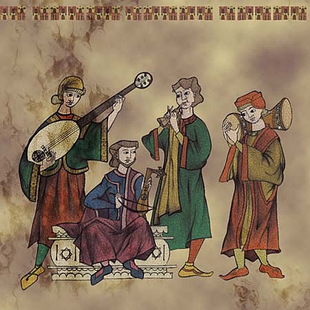 La música profana de los nobles: troveros y trovadores