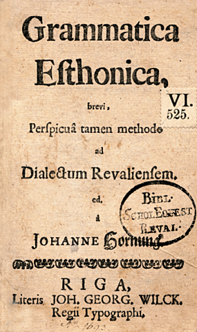 Uus testament ja "Grammatica Esthonica