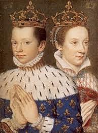 First marriage with the dauphin Francisco.