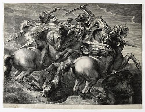 Leonardo réalise la fresque murale de La bataille d’Anghiari (1503-1505)