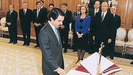 Nuevo presidente del gobierno, Jose María Aznar