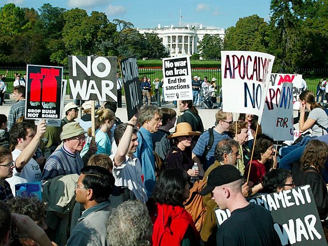 Largest Anti-War Protest