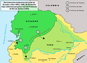Se inicia la guerra peruana-ecuatoriana.