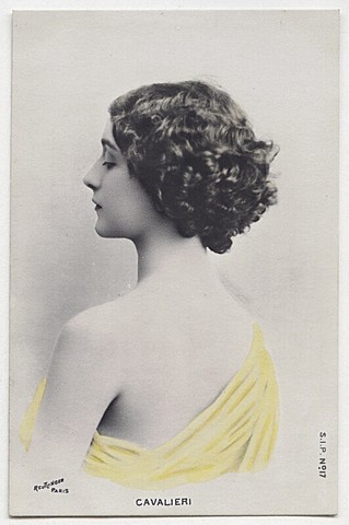 Lèopold-Emile Reutlinger, Ritratto fotografico di Lina Cavalieri.
