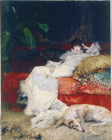 Jules Clarins, Ritratto di Sarah Bernhardt.