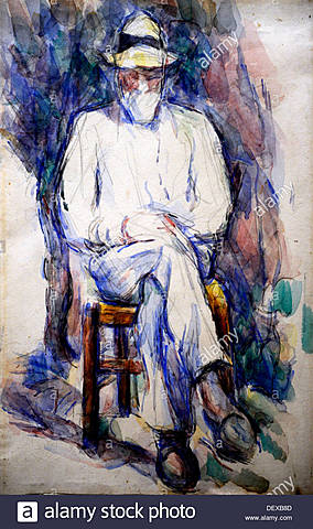Paul Cèzanne, Ritratto del giardiniere Vallier.