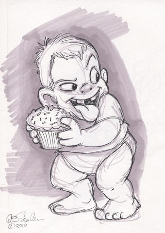 little brother was born