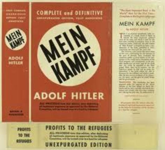 Hitler's book "Mein Kampf" first published.