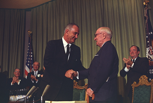 LBJ Institutes Medicare and Medicaid