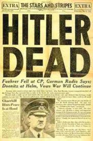 Hitler commits suicide.