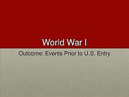 Last Events to U.S. Entry