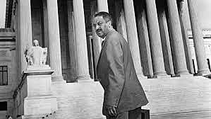 Thurgood Marshall becomes first African American in the justice system