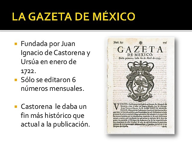 Inicios del periodismo en México