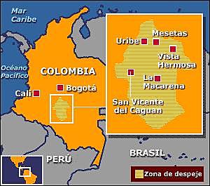 ZONA DE DISTENSIÓN DE LAS FARC