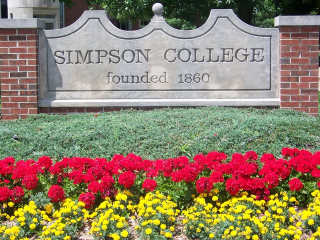 Graduating from Simpson College