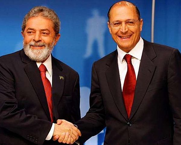 Lula e Alckmin no Segundo Turno.
