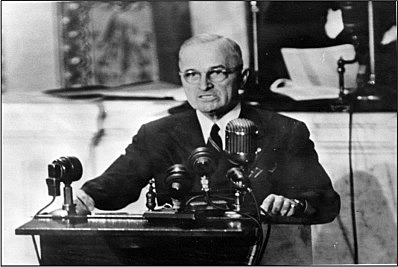 Truman gives money and troops to France