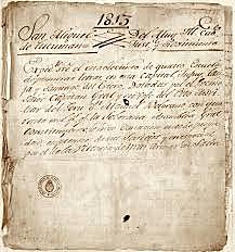 Redacción de El reglamento de Manuel Belgrano