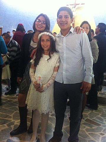 Primera comunión de mi hermana menor