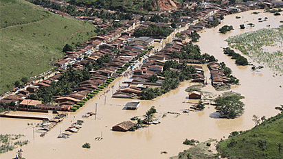Enchentes atingem o Nordeste
