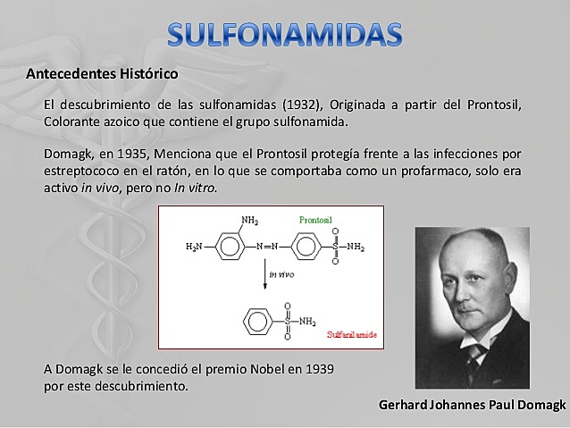 Sulfonamidas en el tratamiento de dichas enfermedades