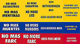 Timeline: Un millón de voces contra las FARC&nbsp;también llamada la&nbsp;marcha del 4 de febrero&nbsp;fueron varias movilizaciones cívicas en distintos lugares del mundo bajo el eslogan&nbsp;Colombia soy yo&nbsp;que sucedieron el&nbsp;4 de febrero&nbsp;del&nbsp;2008,  contra las acciones de las&nbsp;FARC.