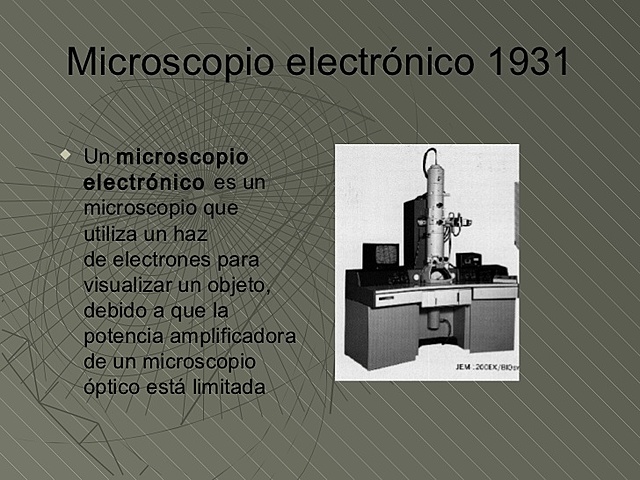 Microoscopio electronico