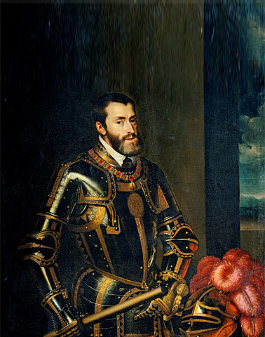 Sale al trono Carlo V