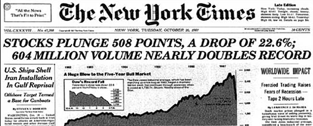 Prima crisi borsistica della storia