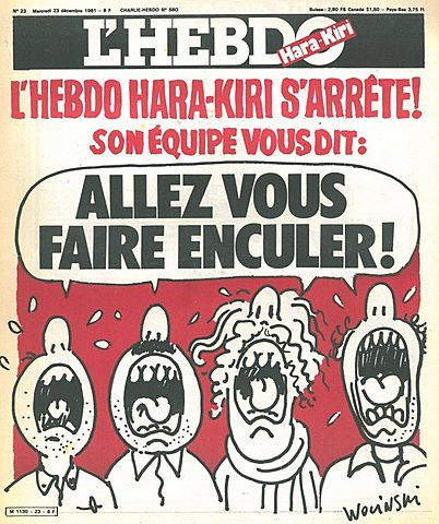 Charlie Hebdo dies