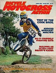 Bicycle motocross action was the first BMX Magazine made