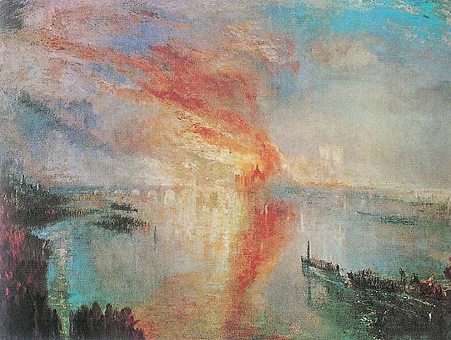 The Burning of the Houses of Parliament (Romantiek)