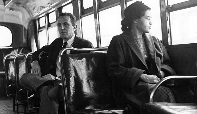 Rosa Parks Refuses to Give Up Her Bus Seat