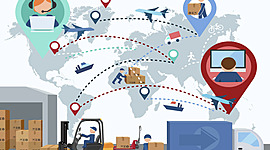 Timeline: Diseño de redes en la cadena de suministros by Ivonne Guerrero García