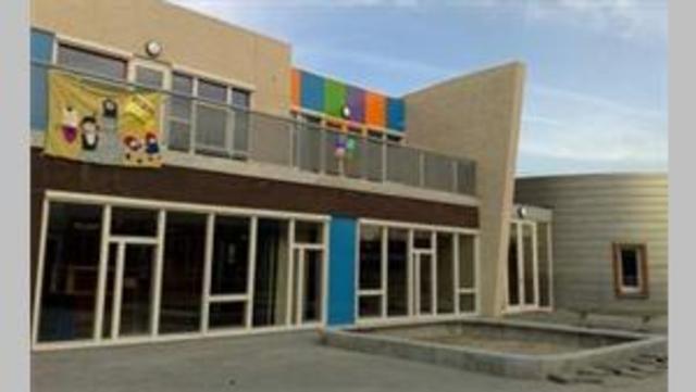 1e x naar de basisschool.