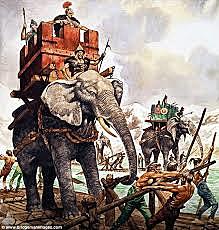 Hannibal invades Italy