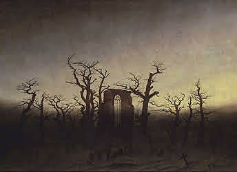 "Abbazia nel querceto" Caspar David Friedrich