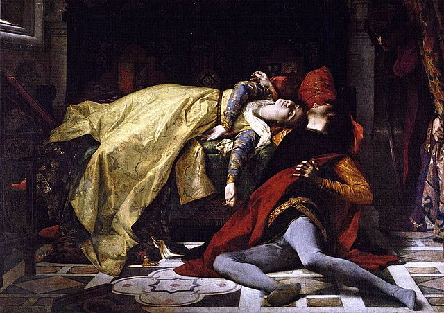 La morte di Francesca da Rimini e di Paolo Malatesta