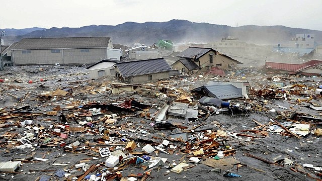 A fúria da natureza assola o Japão