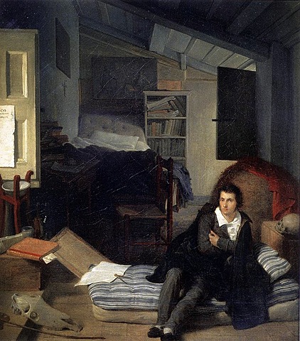 Autoritratto nella soffitta