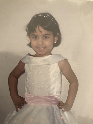 Daminha pela primeira vez