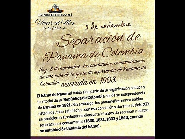 Separación de Panamá.